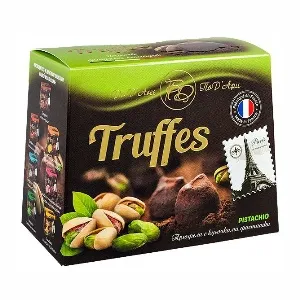 Трюфель MATHEZ с кусочками Фисташки /картон/ 160г*12 Трюфель MATHEZ с кусочками Фисташки /картон/ 160г*12