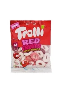 Мармелад TROLLI Red Fruits «Фруктовые колечки» 100г*30