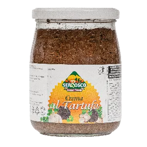 Паста SERBOSCO трюфельная темная /стекло/ 500г*6