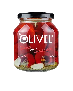 Перец OLIVEL острый Черри красный маринованный /стекло/ 340г*6