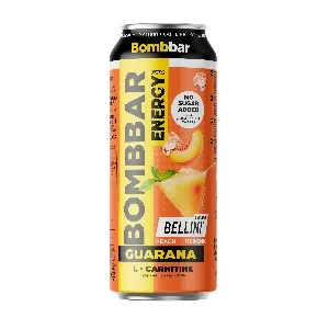 Напиток BOMBBAR б/а Л-карнитин Гуарана «Bellini» (Беллини) /жесть/ 0,45л*12