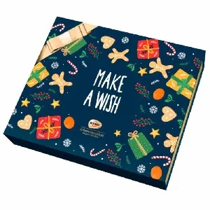 Конфеты SOCADO с пралине и злаками MAKE A WISH, синяя /картон/ 250г*6 Конфеты SOCADO с пралине и злаками MAKE A WISH, синяя /картон/ 250г*6