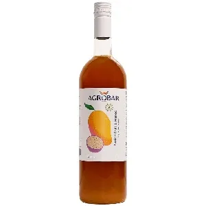 Кордиал AGROBAR пюре без заморозки Маракуйя-Манго /стекло/ 1л*6