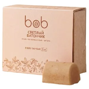 Батончик BOB неглазированный Светлый (25г*5шт) /картон/ 125г*12