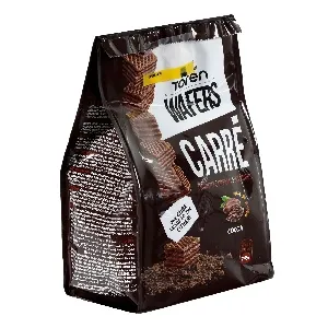 Вафли TOREN Carre шоколадные c шоколадной начинкой 250г*12 Вафли TOREN Carre шоколадные c шоколадной начинкой 250г*12