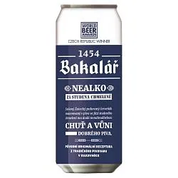 Пиво BAKALAR светлое NEALKO безалкогольное (алк. не более 0.5%) Холодного охмеления /жесть/ 0,5л*24