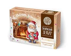 Зефир БЕЛЕВСКИЙ в шоколаде НГ-обечайка /картон/ 200г*18