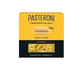 Макаронные изделия PASTERONI Спиральки №125 /картон/ 600г*8