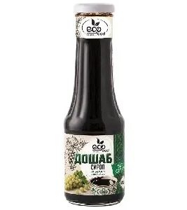 Сироп ECOFOOD Дошаб из белого винограда, без сахара /стекло/ 400г*6