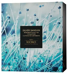 Чай KIOKO SILVER SANSHIN Чёрный с ароматом бергамота (100пак.*2г) 200г*6