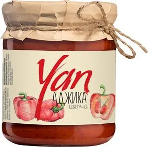 Икра YAN из красного перца /стекло/ 250г*8 Икра YAN из красного перца /стекло/ 250г*8