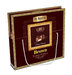 Конфеты Dy`Nastie шоколадные BROWN шоколадные "Nut creаm" /упак. с ручкой/ 200г*5 Конфеты Dy`Nastie шоколадные BROWN шоколадные "Nut creаm" /упак. с ручкой/ 200г*5