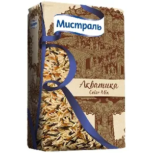 Рис МИСТРАЛЬ Акватика COLOR MIX смесь красного, коричневого и дикого /пакет/ 500г*12 Рис МИСТРАЛЬ Акватика COLOR MIX смесь красного, коричневого и дикого /пакет/ 500г*12