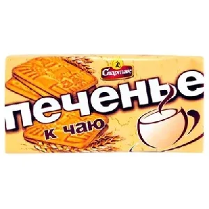 Печенье СПАРТАК Сахарное к чаю /пачка/ 100г*37