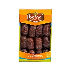 Финики BORNA Shamim сушеные с косточкой /картон/ 400г*12 Финики BORNA Shamim сушеные с косточкой /картон/ 400г*12
