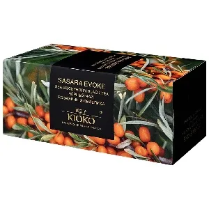 Чай KIOKO SASARA EVOKE Чёрный с розмарином и ароматом облепихи (25пак.*2г) 50г*8 Чай KIOKO SASARA EVOKE Чёрный с розмарином и ароматом облепихи (25пак.*2г) 50г*8