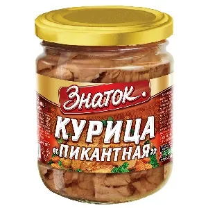 Курица ЗНАТОК Пикантная /стекло/ 450г*8 Курица ЗНАТОК Пикантная /стекло/ 450г*8