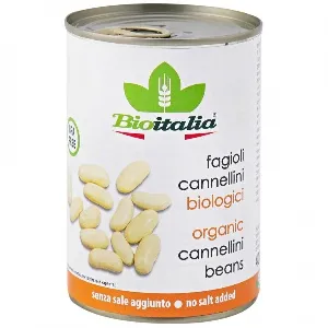 Фасоль BIOITALIA белая консервированная /жесть/ 400г*12 Фасоль BIOITALIA белая консервированная /жесть/ 400г*12