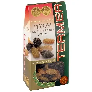 Изюм TERMER Голд и Черный Джамбо /картон/ 250г*16 Изюм TERMER Голд и Черный Джамбо /картон/ 250г*16