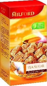 *Сахар MILFORD Чайный кусковой колотый коричневый натуральный тростниковый нерафинированный 500г*10 *Сахар MILFORD Чайный кусковой колотый коричневый натуральный тростниковый нерафинированный 500г*10