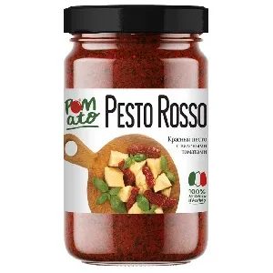 Соус POMATO PESTO ROSSO Красный песто с вялеными томатами /стекло/ 190г*12 Соус POMATO PESTO ROSSO Красный песто с вялеными томатами /стекло/ 190г*12