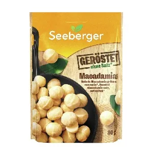 Орех макадамия SEEBERGER SE1100407 жареный Roasted macadamia nuts 80г*13 Орех макадамия SEEBERGER SE1100407 жареный Roasted macadamia nuts 80г*13