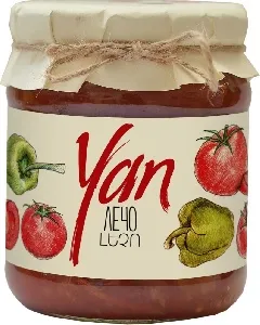Лечо YAN /стекло/ 450г*6 Лечо YAN /стекло/ 450г*6