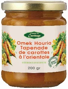 Мезе JARDINS DE CARTHAGE из моркови с хариссой /стекло/ 200г*12 Мезе JARDINS DE CARTHAGE из моркови с хариссой /стекло/ 200г*12
