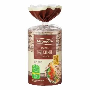 Криспы МИСТРАЛЬ три риса Канадские /пакет/ 100г*8