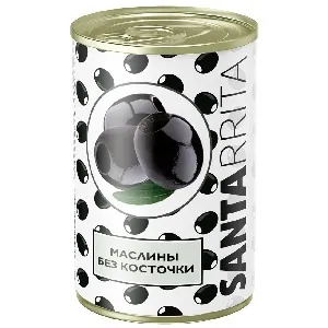 Маслины SANTARRITA без косточки /жесть/ 280г*12 Маслины SANTARRITA без косточки /жесть/ 280г*12