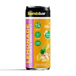 Напиток BOMBBAR б/а Лимонад со вкусом Имбиря и Лемонграсса /жесть/ 0,33л*12