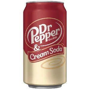 Напиток Dr. Pepper Cream Soda (США) газированный /жесть/ 0,355л*12 Напиток Dr. Pepper Cream Soda (США) газированный /жесть/ 0,355л*12