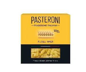 Макаронные изделия PASTERONI Спиральки №125 /картон/ 600г*8