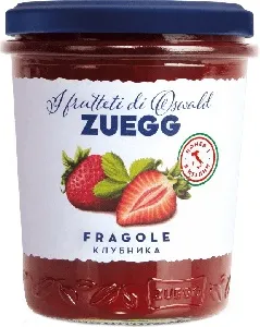 Конфитюр ZUEGG экстра Клубника /стекло/ 320г*12 Конфитюр ZUEGG экстра Клубника /стекло/ 320г*12