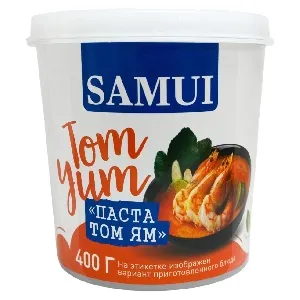 Паста SAMUI TOM YAM "Том Ям" /ведро пэт/ 400г*24