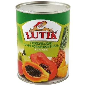 Коктейль 14064 LUTIK тропический фруктовый /жесть/ 580мл*12 Коктейль 14064 LUTIK тропический фруктовый /жесть/ 580мл*12