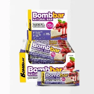 Батончик BOMBBAR со вкусом "Малиновый чизкейк" /флоу-пак/ 60г*20 Батончик BOMBBAR со вкусом "Малиновый чизкейк" /флоу-пак/ 60г*20