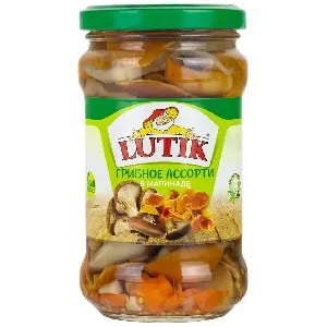 Грибное ассорти 11005 LUTIK в маринаде /стекло/ 314мл*12 Грибное ассорти 11005 LUTIK в маринаде /стекло/ 314мл*12