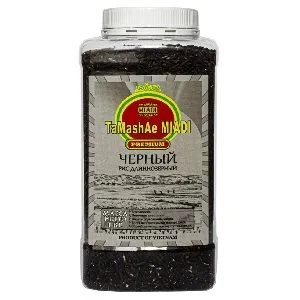 Рис TaMashAe MIADI PREMIUM Черный длиннозерный /банка/ 1кг*12