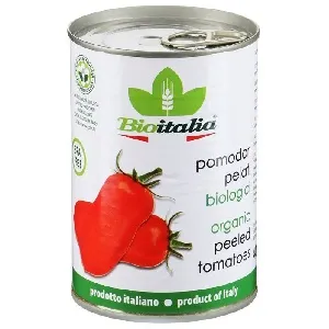 Томаты BIOITALIA очищенные в томатном соке /жесть/ 400г*12 Томаты BIOITALIA очищенные в томатном соке /жесть/ 400г*12