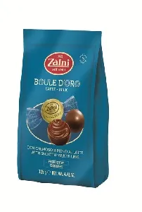 Конфеты ZAINI «BOULE D'OR» LATTE пралине из молочного шоколада с нежной начинкой из молочного шоколада /пакет/ 125г*12 Конфеты ZAINI «BOULE D'OR» LATTE пралине из молочного шоколада с нежной начинкой из молочного шоколада /пакет/ 125г*12