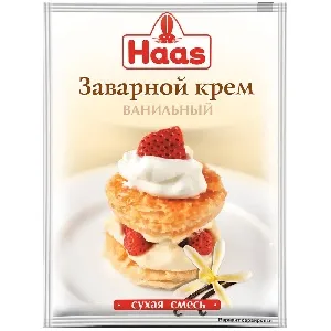 Крем HAAS заварной ванильный 100г*25 Крем HAAS заварной ванильный 100г*25