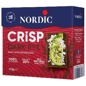 Хлебцы NORDIC CRiSP DARK RYE темные ржаные 200г*9