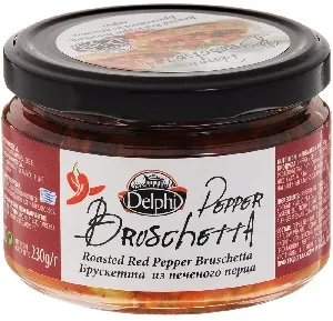 Брускетта DELPHI из печеного перца /стекло/ 230г*12 Брускетта DELPHI из печеного перца /стекло/ 230г*12