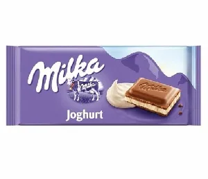 Шоколад MILKA молочный с йогуртовой начинкой Yoghurt Chocolate 100г*23