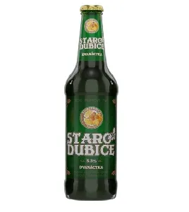 Пиво STARODUBICE DVANACTKA 5,5% светлое фильтрованное пастеризованное /стекло/ 0,5л*20