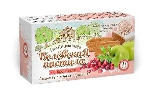 Пастила БЕЛЕВСКАЯ - БРУСНИКА /картон/ 200г*30