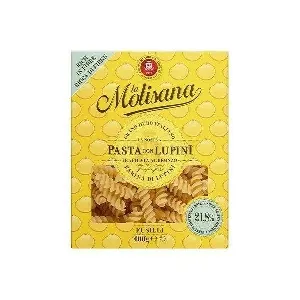 Макаронные изделия La MOLISANA Trafilatura al bronzo - 28 FUSILLI Спиральки с добавлением люпина 400г*12