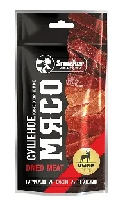 Мясные снеки SNACKER Оленина сушеная 30г*15 Мясные снеки SNACKER Оленина сушеная 30г*15