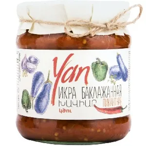 Икра YAN Баклажанная пикантная /стекло/ 470г*6 Икра YAN Баклажанная пикантная /стекло/ 470г*6